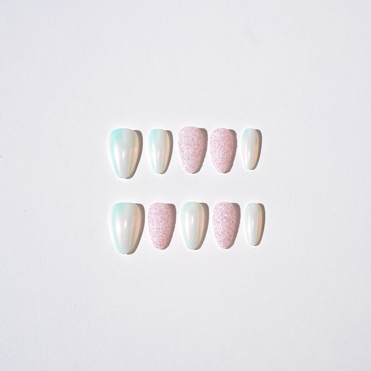 almond nails-she her aura