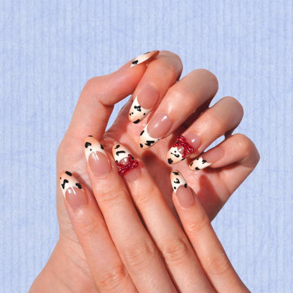 french tips with bow nail art-sheheraura