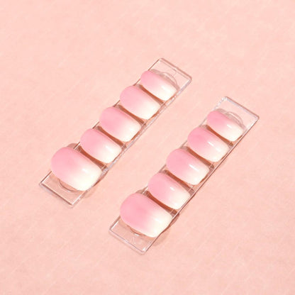 reusable pink ombre nail art-sheheraura