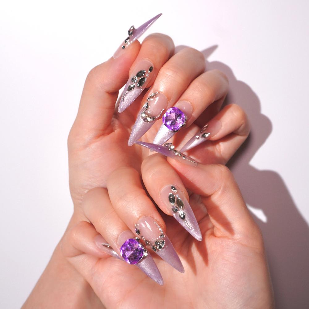 long purple cat eye french tips nail-sheheraura